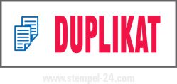 Stempel DUBLIKAT