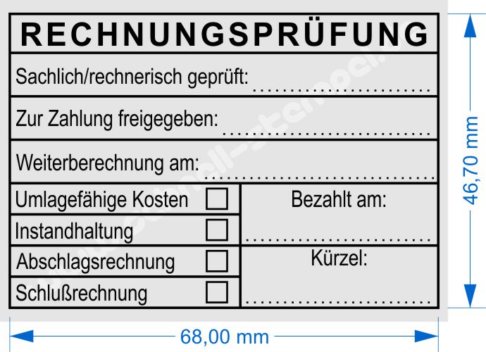 Kontierungsstempel-Rechnungsstempel-Kostentraeger-Kostenstelle