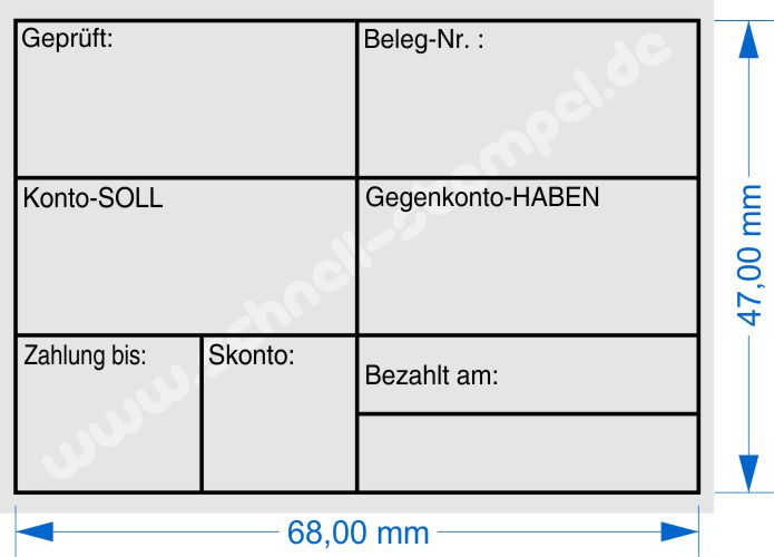 Kontierungsstempel-Rechnungsstempel-Kostentraeger-Kostenstelle