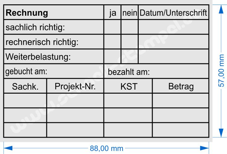 Holzstempel-60x90-Rechnung-Weiterbelastung