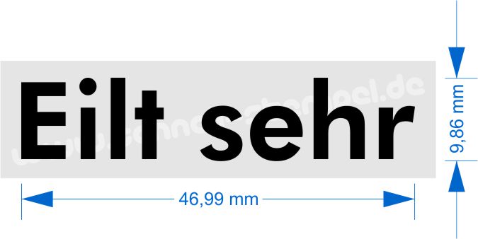 Stempel-Eilt-sehr