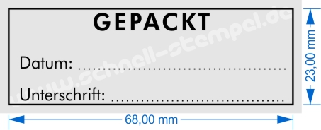 Wareneingangsstempel KFZ