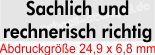 Muster Stempel Sachlich und rechnerisch richtig