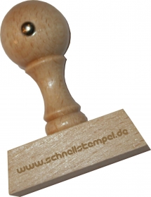 Holzstempel 20 x 50 mm