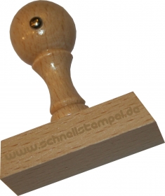 Holzstempel 25 x 60 mm