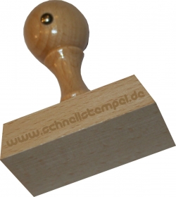 Holzstempel 40 x 80 mm