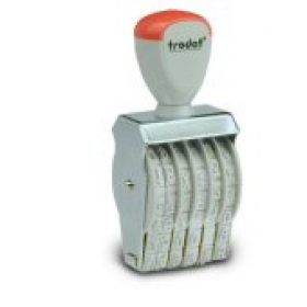 15710 Trodat Classic Ziffernbandstempel 7 mm mit 10 Bänder