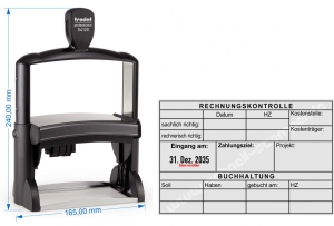 54120L Kontierungsstempel Rechnungskontrolle Buchung