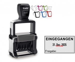 5440 Trodat Professional  Stempel Eingegangen Freigabe