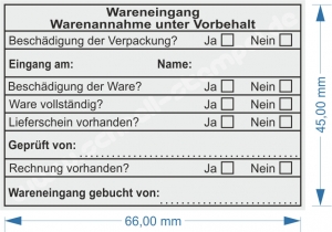 5208 Trodat Professional Wareneingang Gebucht von