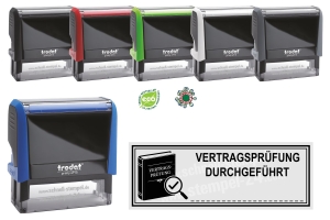 Stempel Vertragsprüfung Durchgeführt | 4915