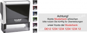 4915 Stempel Trodat Printy Konto erloschen