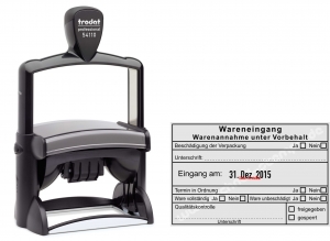 Wareneingangsstempel Termin 54110