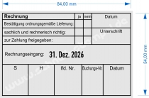 54110 Trodat Rechnungsstempel ordnungsgemäße Lieferung