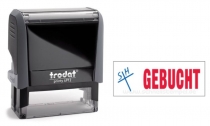 4912 Trodat Office Printy GEBUCHT mit roten Schriftzug und blauen Symbol