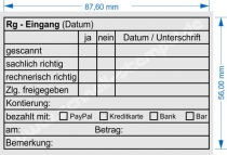 Holzstempel 60x90 Rechnungs-Eingang