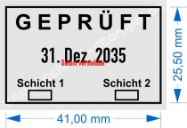 5440 Trodat Professional Geprüft 2 Schichten