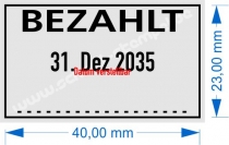 5430 Stempel Trodat Professional Bezahlt