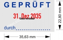 5430 Trodat Professional Geprüft am durch