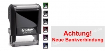 Stempel Achtung Neue Bankverbindung • 4912