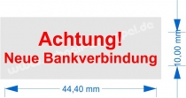 4912 Stempel Trodat Printy Achtung Neue Bankverbindung
