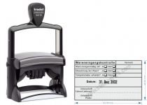 Stempel Wareneingangskontrolle Vermerk Menge Transportschaden • Trodat 54110