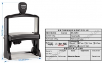 54120L Stempel Rechnungskontrolle Kostenstelle Belegnummer Zahlungsziel