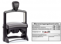 Stempel Lebensmittelkontrolle Verbrauchsdatum gemessene Temperatur • Trodat 54110