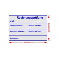 4927 Stempel Rechnungsprüfung Kostenstelle