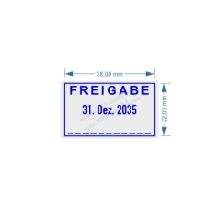 Stempel Freigabe Datum Unterschrift • 5430