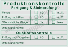 Prüferstempel für Qualitätskontrolle & Sichtprüfung | Stempel für Fertigungsprüfung & Produktionskontrolle | 5208
