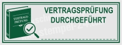 Stempel Vertragsprüfung Durchgeführt | 4915