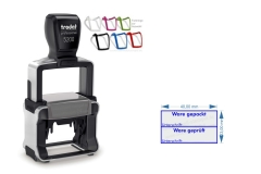 Stempel Ware gepackt - Ware geprüft - 5200