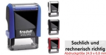 4910 Stempel Trodat Printy Sachlich und rechnerisch richtig