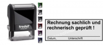 4913 Stempel Trodat Printy Rechnungsprüfung Rechnung sachlich rechnerisch geprüft Unterschrift