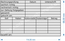 5212 Stempel Trodat Professional Rechnungspüfung Soll Haben Kostenstelle Kostenträger