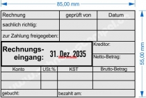 54110 Trodat Rechnungseingang Zahlung geprüft, Kreditor, Netto-Betrag, Brutto-Betrag, bezahlt am