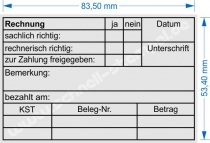 Stempel Rechnungsfreigabe 5211