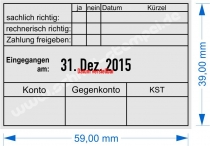 5474 Trodat Rechnung Zahlung gebucht Konto Gegenkonto Kostenstelle