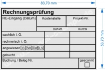 Stempel Rechnungsprüfung Rechnung angewiesen 5211