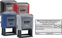 4929 Trodat Printy Wareneingangskontrolle-Wareneingang vorbehaltlich Menge und Qualität- Beschädigung der Verpackung