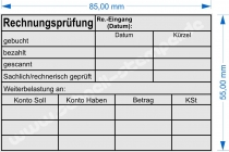 Stempel Rechnungsprüfung Gebucht Kostenstelle Datum Weiterbelastung • Trodat 5211