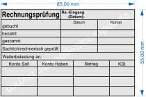 Stempel Rechnungsprüfung Kostenstelle Datum Weiterbelastung 5211