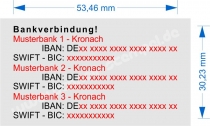 4928 Trodat Printy 3. Bankverbindung