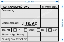 54110 Trodat Professional Rechnungsprüfung Bankeinzug, bezahlt mit PayPal, Bank, Bankeinzug oder Barzahlung