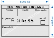 5480 Buchungsstempel Rechnungseingang Kostenstelle