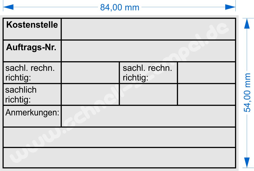 Buchungssstempel-Rechnungspruefung-Kostenstelle-Auftrags-Nummer