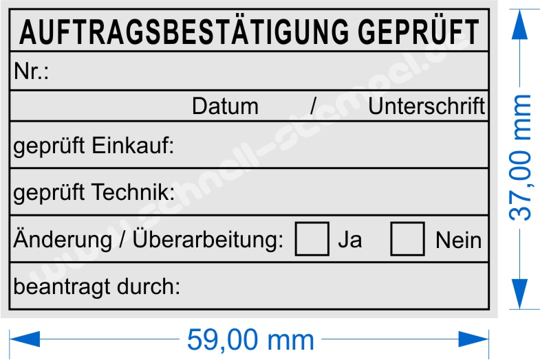 Stempel Wareneingangskontrolle Gastronomie