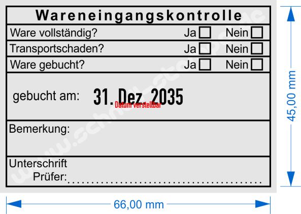 Stempel_Wareneingangskontrolle_Transportschaden