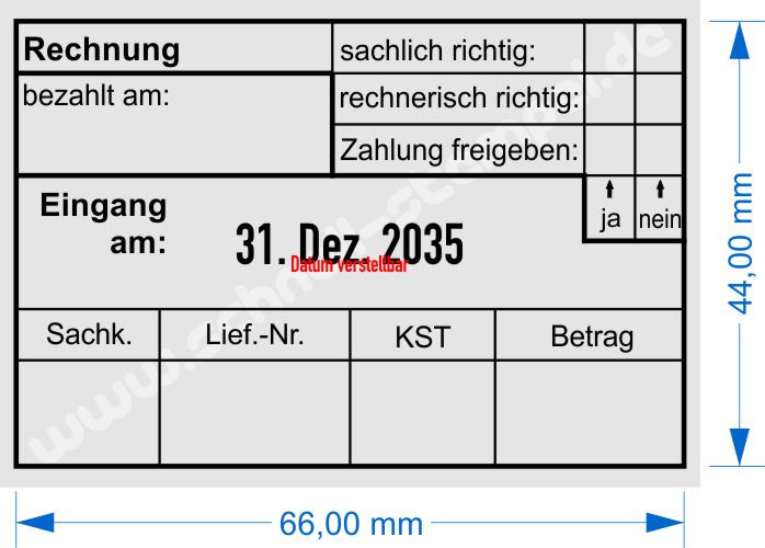 Stempel-Rechnung-sachlich-richtig-bezahlt-am-rechnerisch-richtig-Zahlung-freigegeben-Eingang-am-Datum-verstellbar-Sachkonto-Lief.NrKST-Betrag